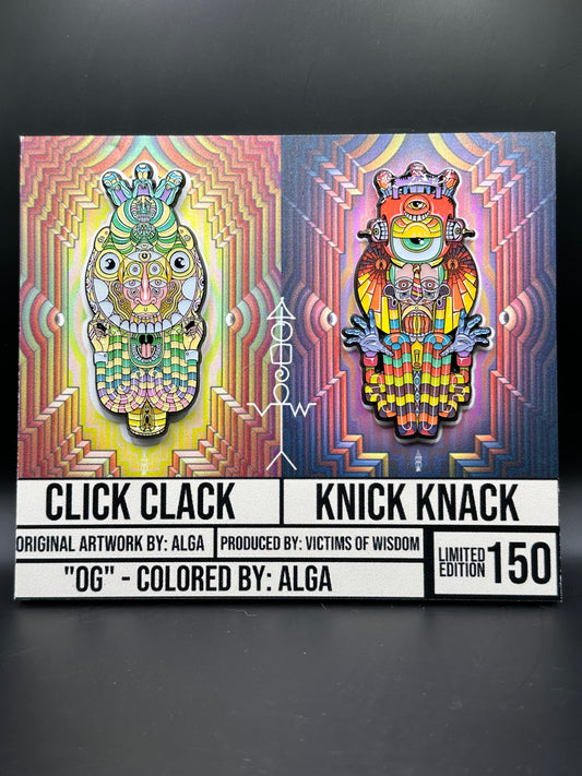 Prize #13 OG Click Clack & Knick Knack Pins